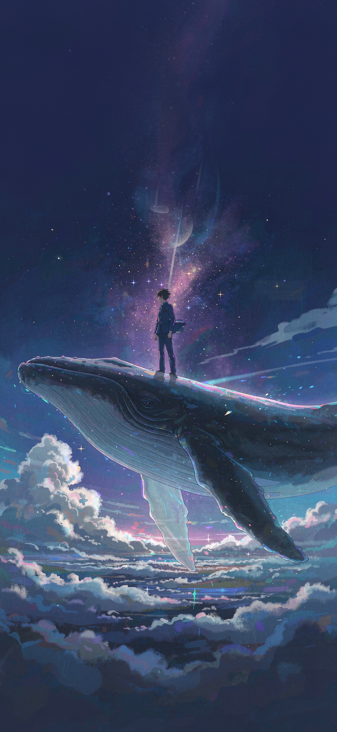 鲸游云海 · 1179×2556 动漫壁纸