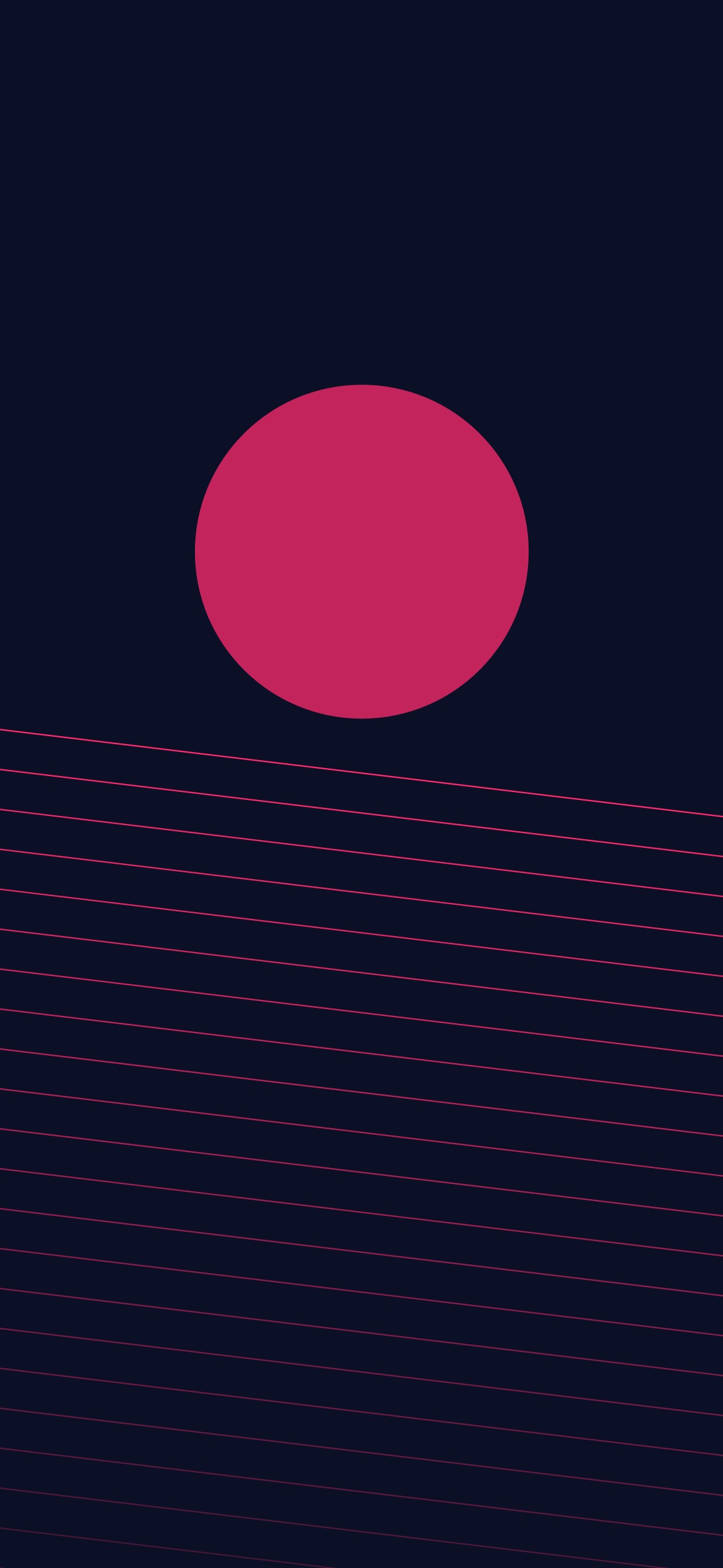 红日几何 · 1179×2556 极简壁纸