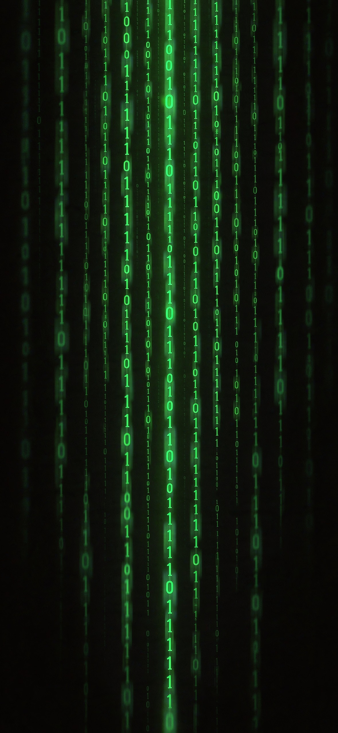 数字雨 · 1179×2556 赛博朋克壁纸