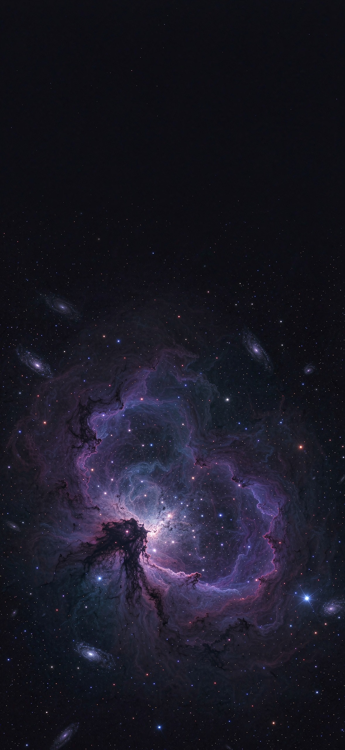 深空星云 · 1179×2556 暗黑壁纸