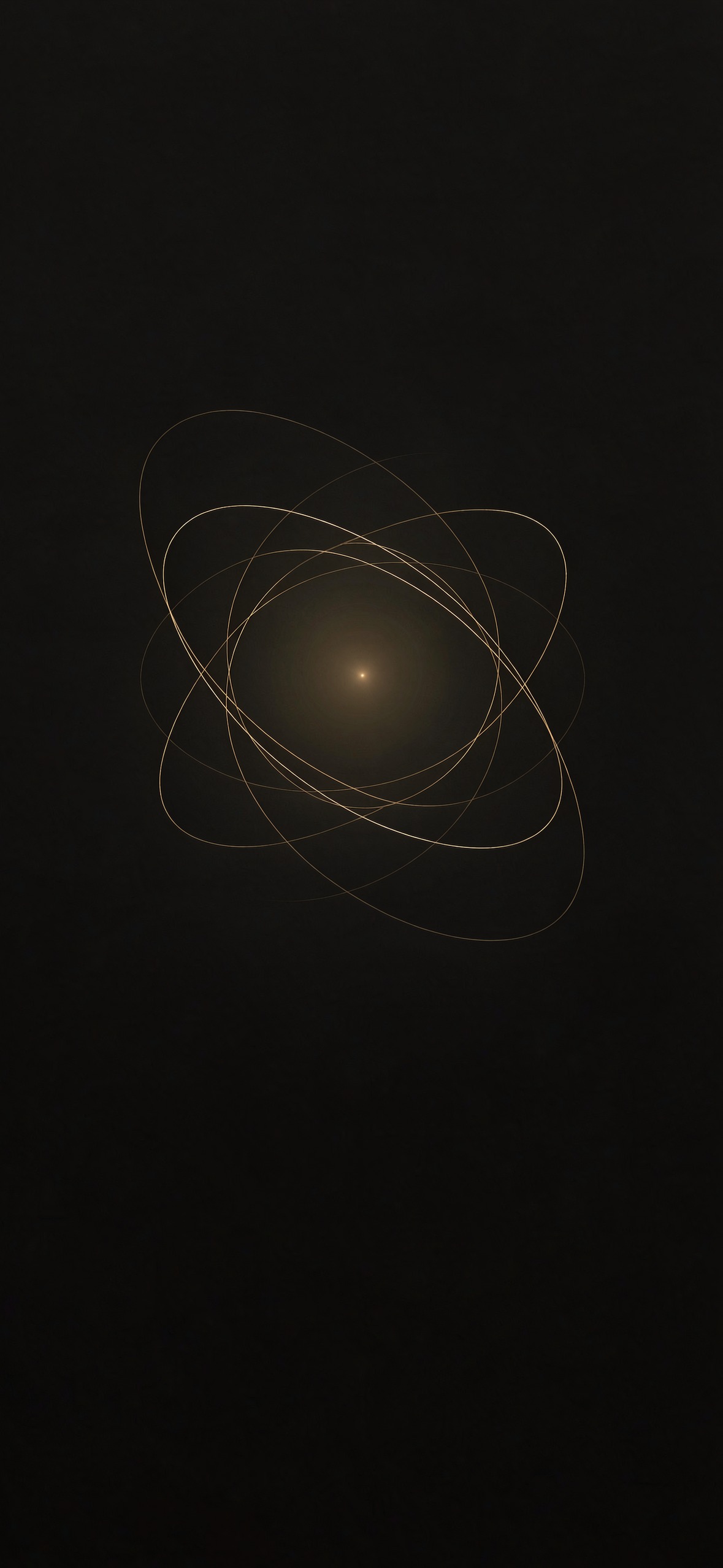 金线轨道 · 1179×2556 极简壁纸