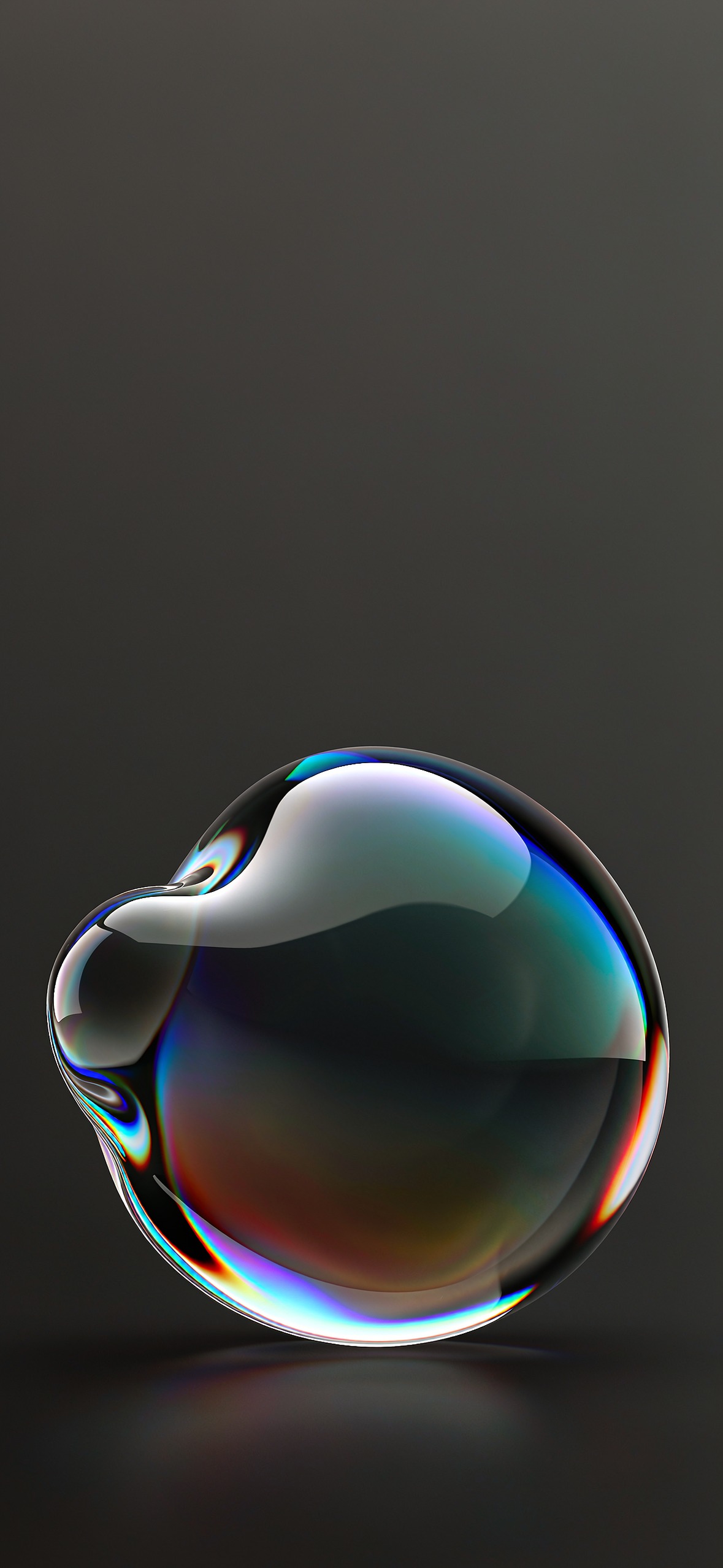液态铬·金属球 · 1179×2556 潮流壁纸