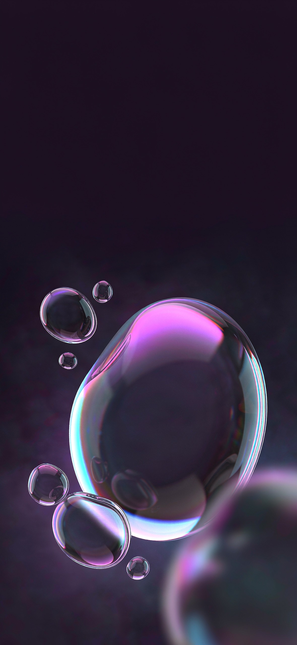 玻璃气泡 · 1179×2556 潮流壁纸